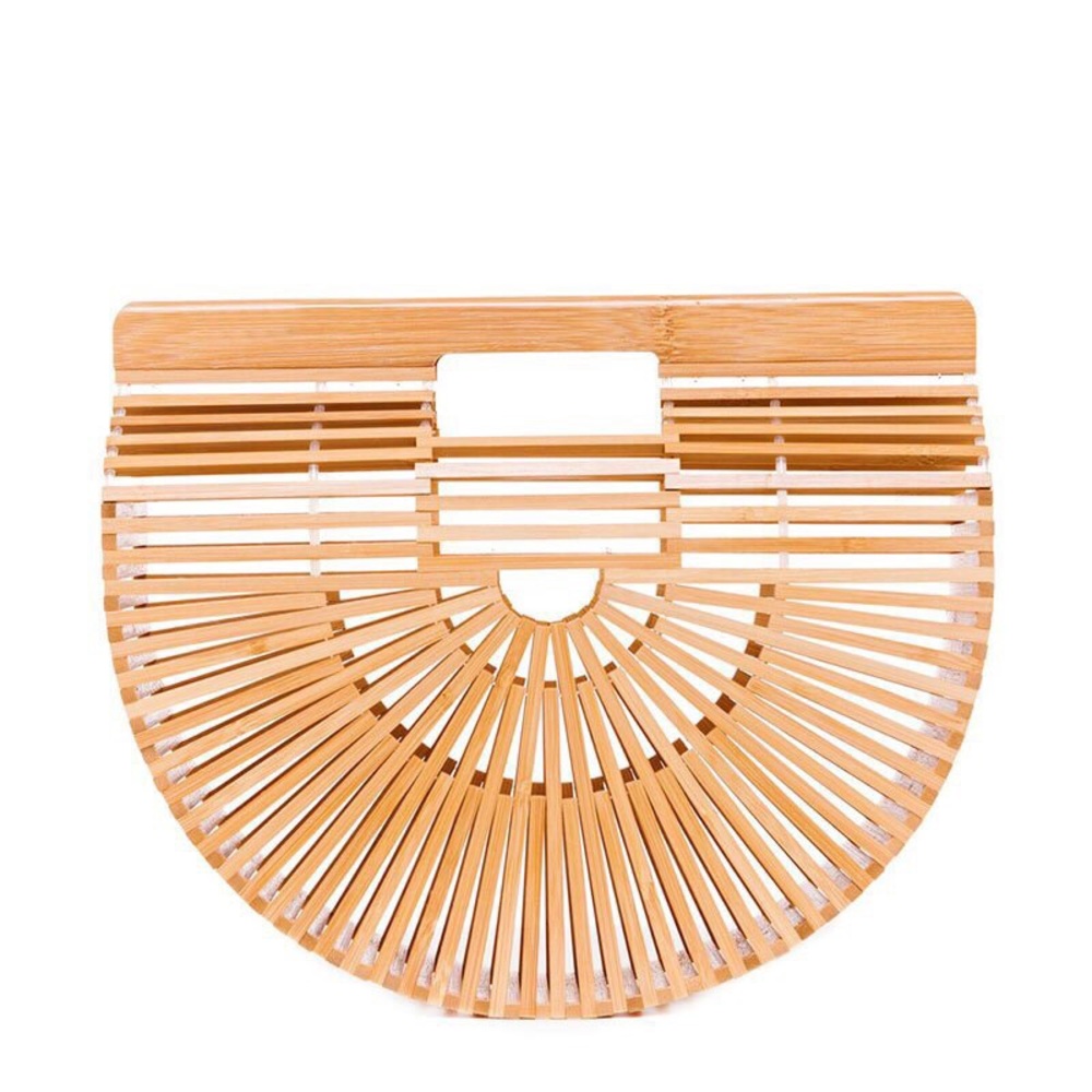 Handmade Bamboo Wooden Clutch Bag